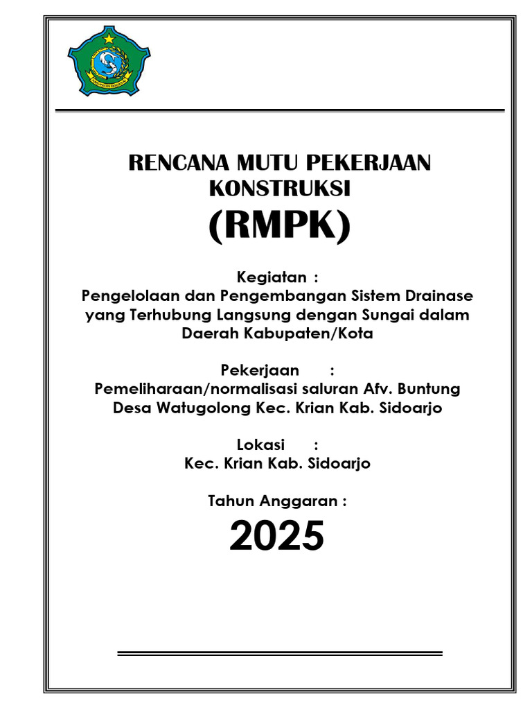 RMPK Pel Afv Buntung Watugolong | PDF