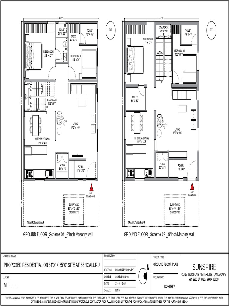 SCHEME-01 & 02-Ground Floor Plan | PDF | Building Engineering ...