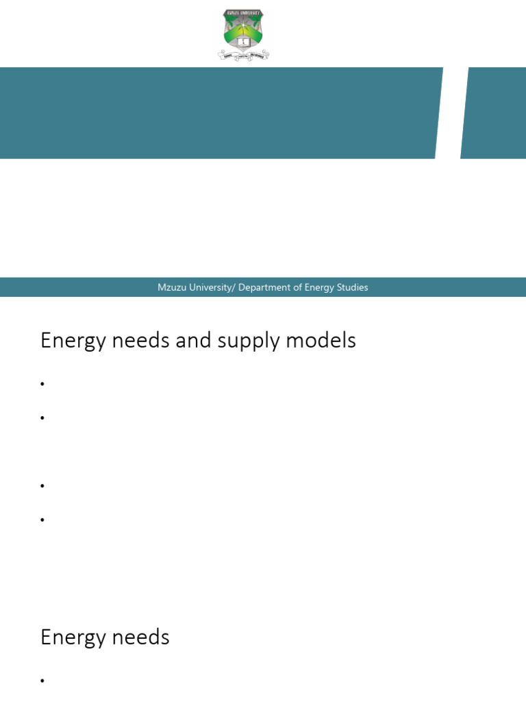 lecture 2 | PDF | Sustainable Energy | Energy Development