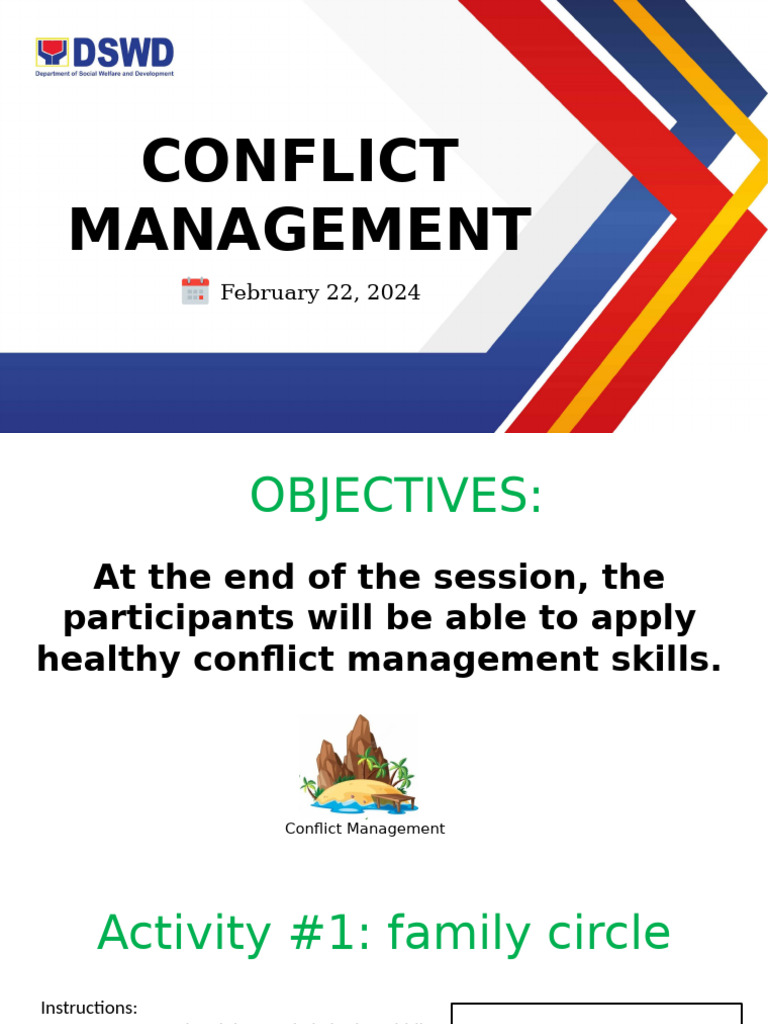 Healthy Conflict Management Skills | PDF | Negotiation | Cognition