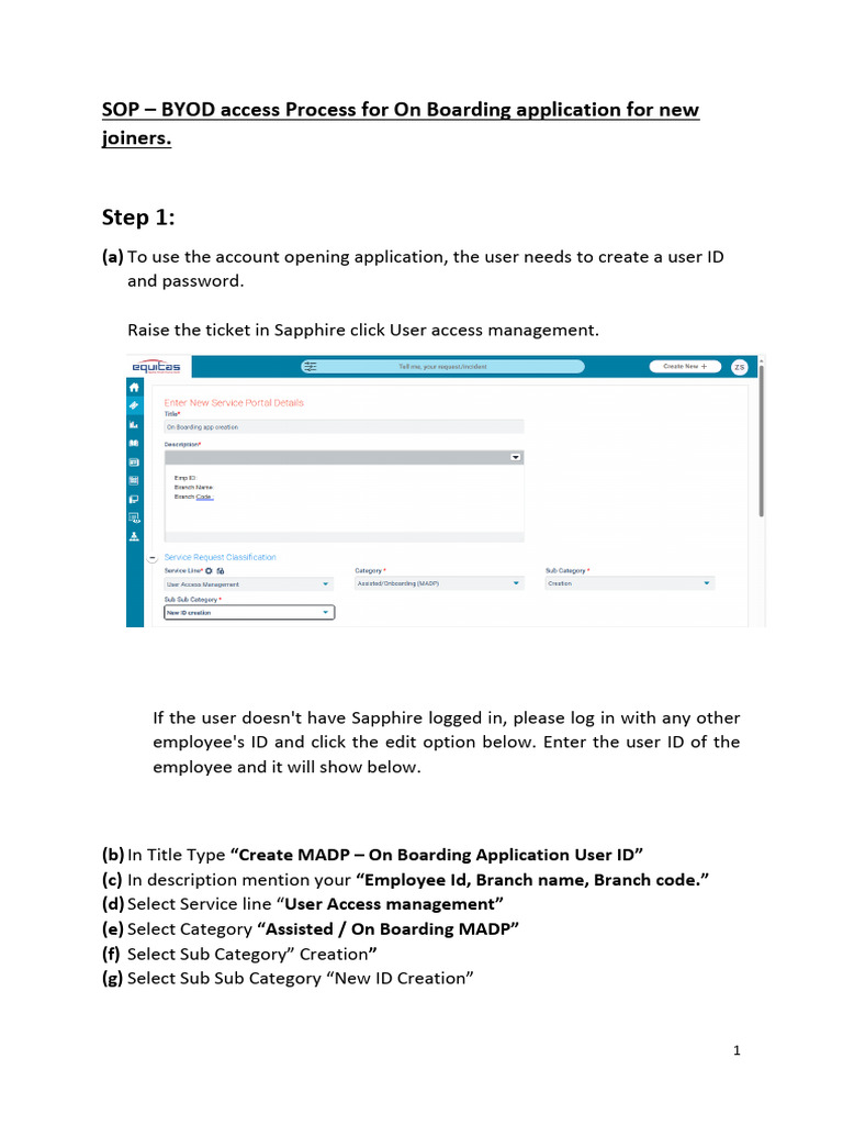 BYOD Access Process for New Employees | PDF | Computer Engineering ...