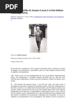 Entrevista inédita de Jacques Lacan à revista italiana Panorama