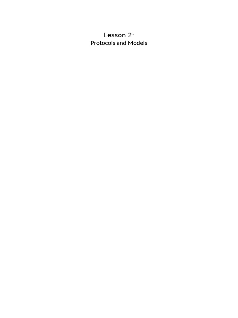 Understanding TCP/IP Protocols and Models | PDF | Computer Network ...