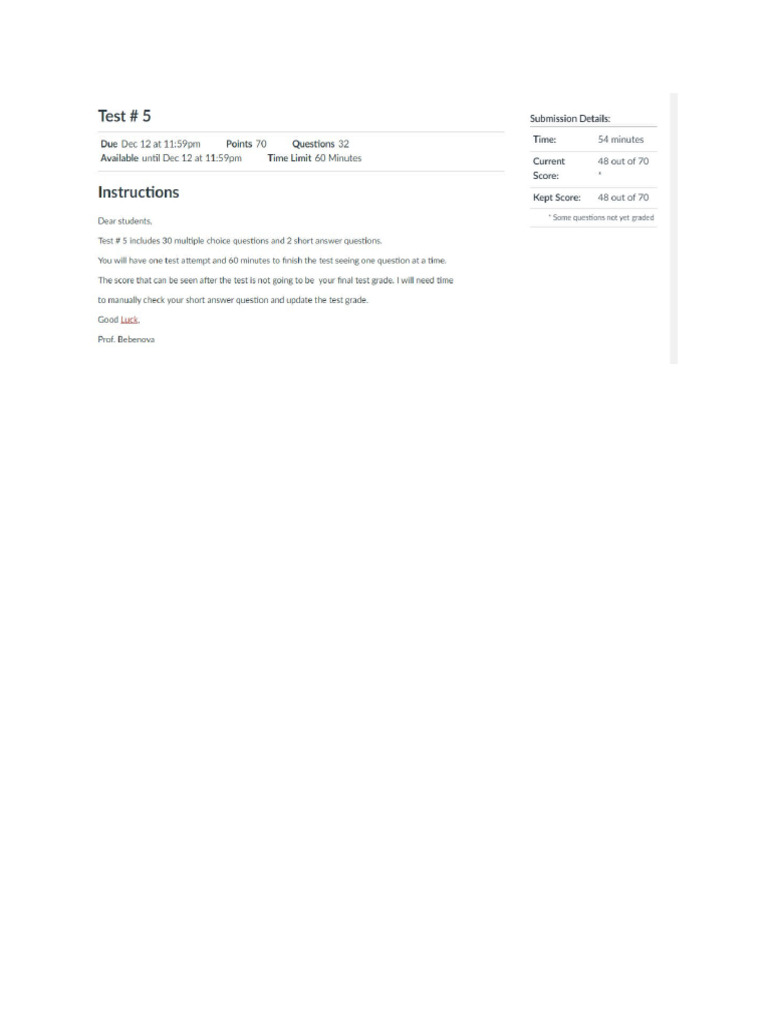 Biology Test | PDF