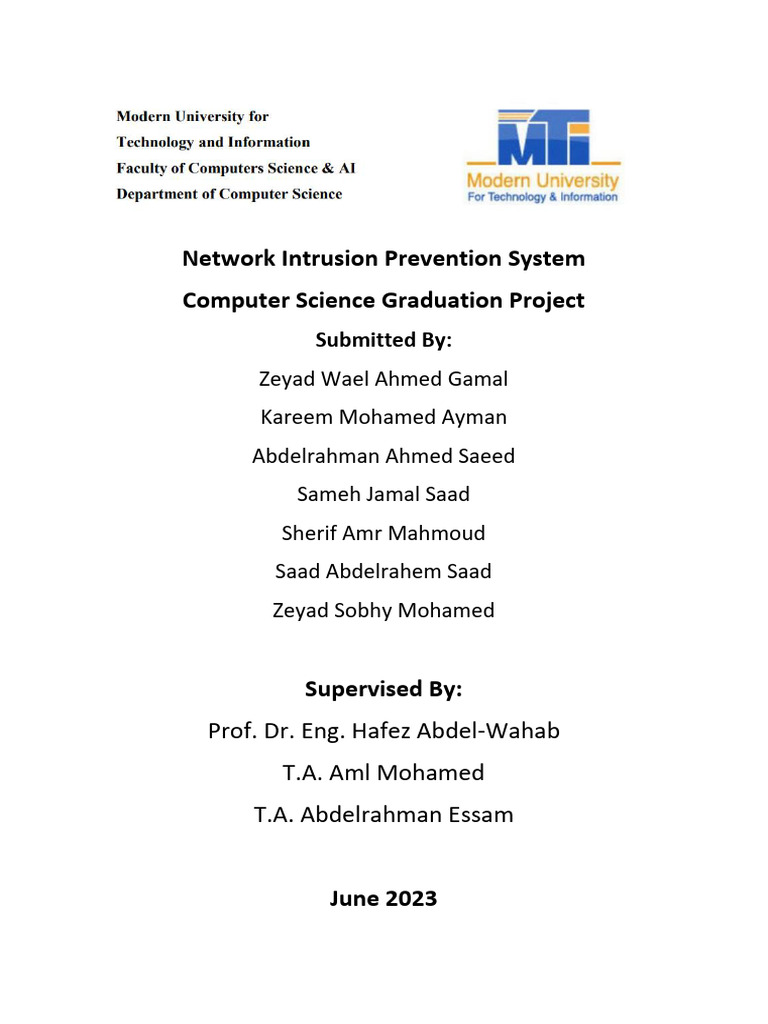 Final Documentation-IPS Final Version | PDF | Computer Security | Security