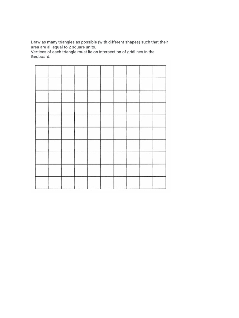 Geoboard (A4) | PDF