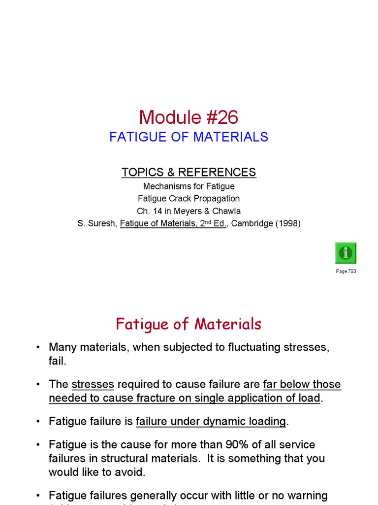Fatigue of Materials | Download Free PDF | Fatigue (Material) | Fracture