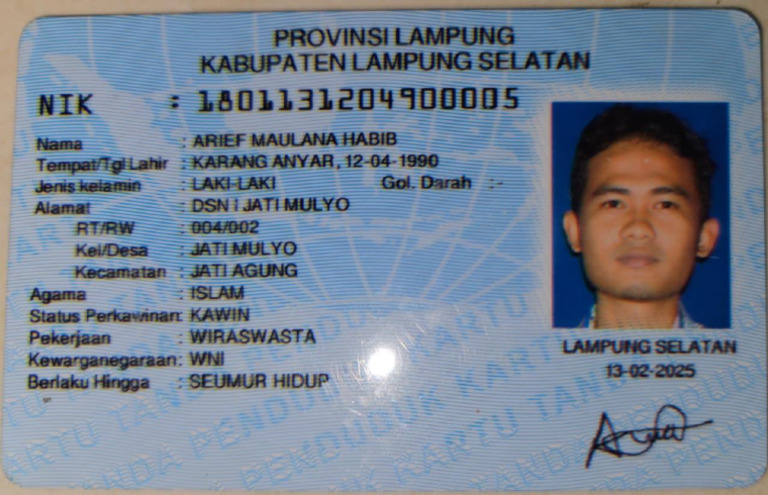KTP Arief | PDF