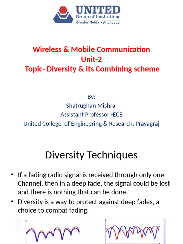 Diversity Techniques in Wireless Communication | PDF | Antenna (Radio ...