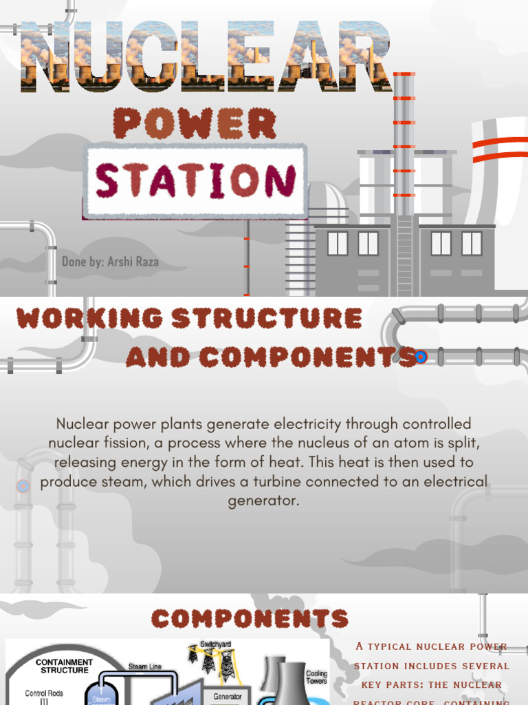 Nuclear Power Plant Components Explained | PDF | Pressurized Water ...