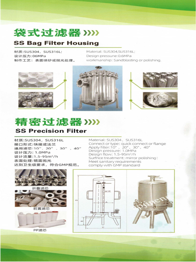 SS Bag Filter | PDF