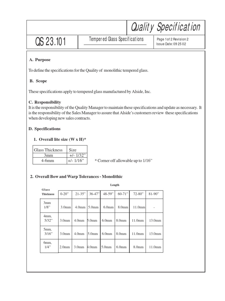 Tempering PDF Glasses Industries
