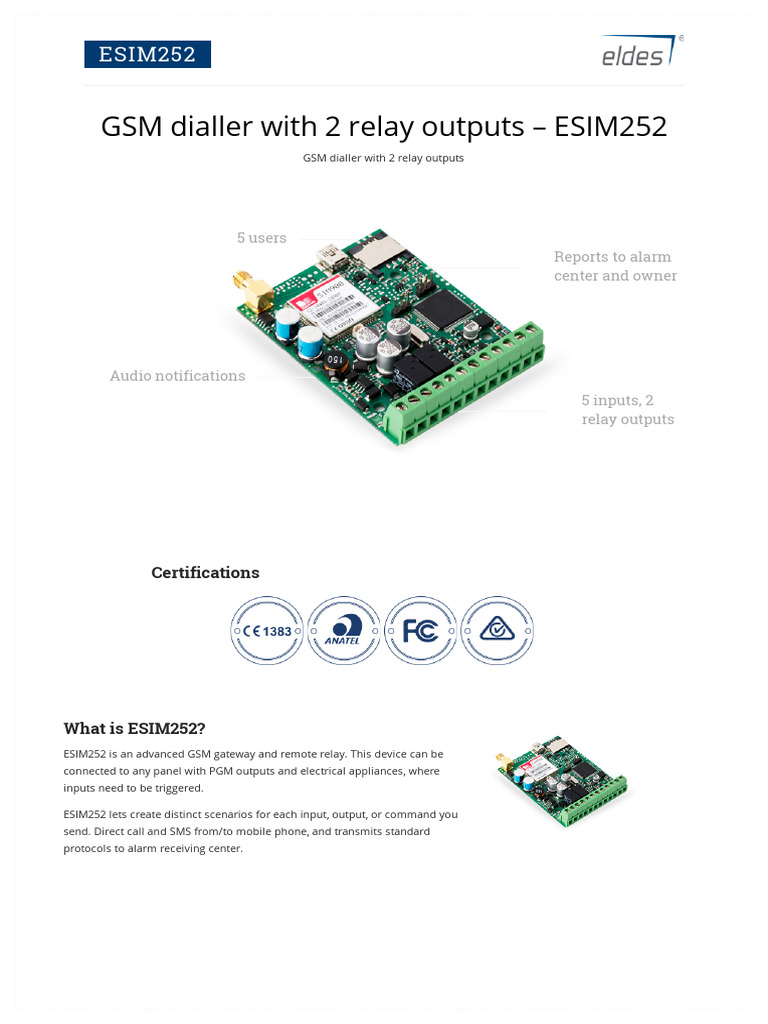 esim252 | PDF | Power Supply | Computer Engineering