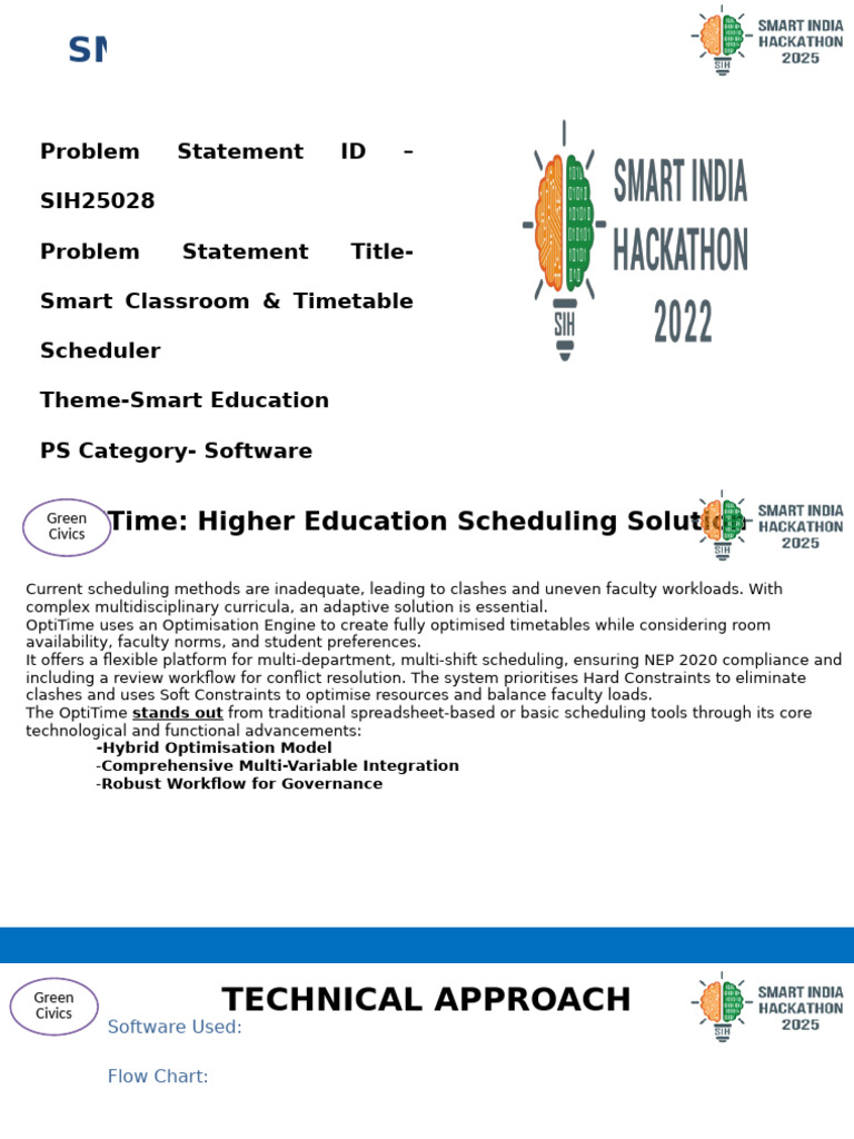 Smart Classroom Scheduler Solution | PDF | Mathematical Optimization ...