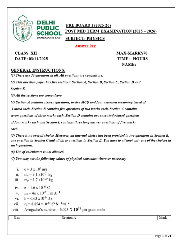 G12 Pb1 AK 2025-26 (2) | PDF | Electromagnetic Radiation | Light