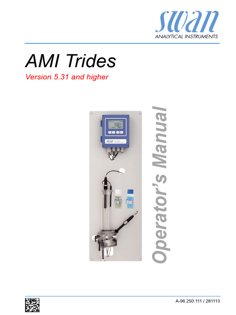 AMI Trides Operator's Manual Guide | PDF | Instrumentation | Relay