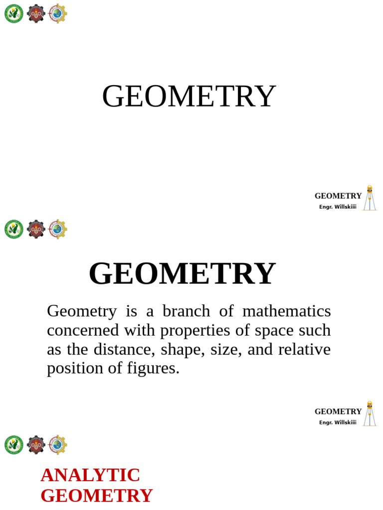 Geometry 1 | PDF | Line (Geometry) | Slope