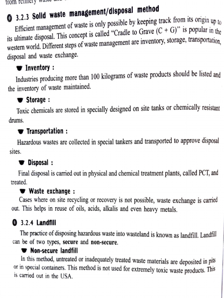 Solid Waste Management Methods Explained | PDF | Waste | Incineration