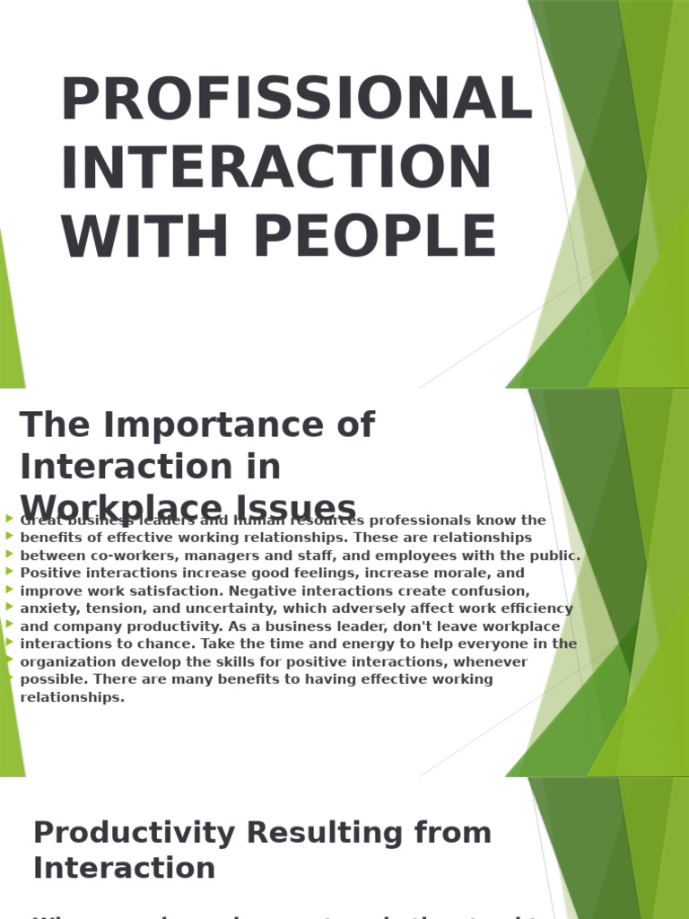 Enhancing Workplace Interactions | PDF | Social Skills | Socialization