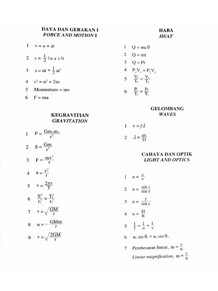 Rumus | PDF