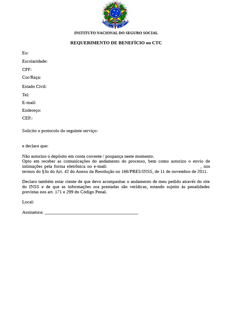 Requerimento Inss Digital 251031 185502 | PDF