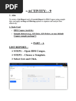 Row Numbering in Cognos Reports | PDF
