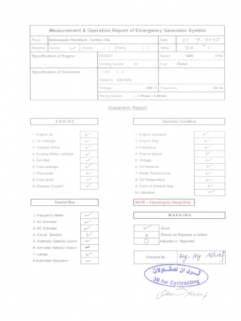 Generator Report | PDF
