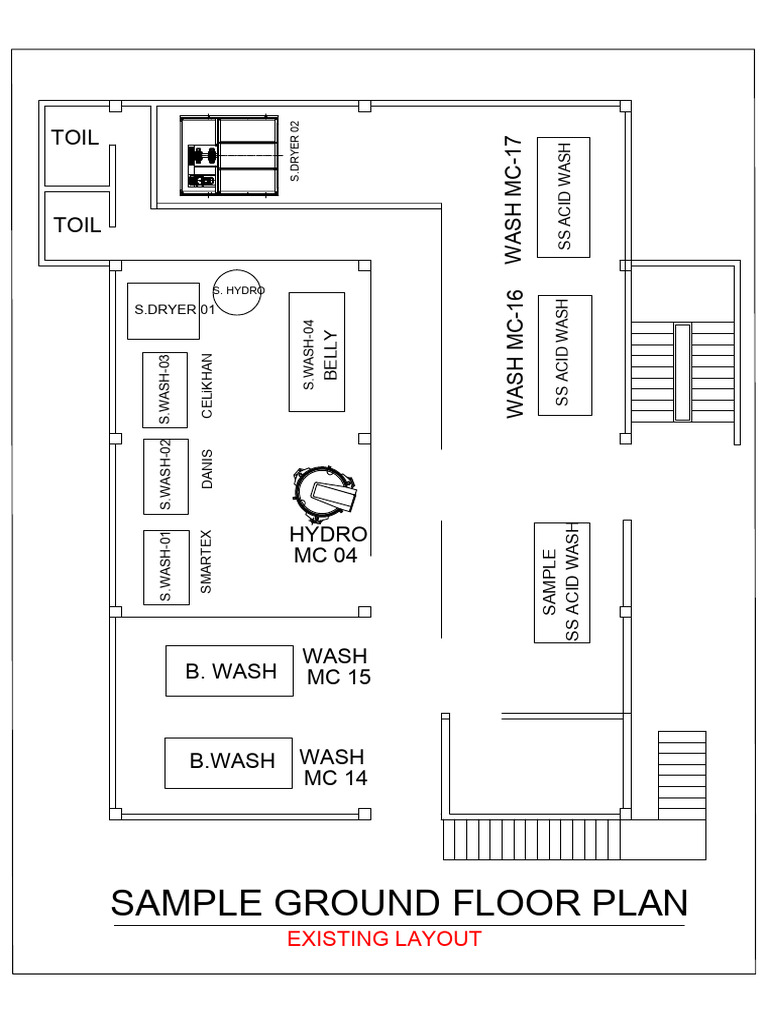 Sample Ground Floor Plan Layout | PDF