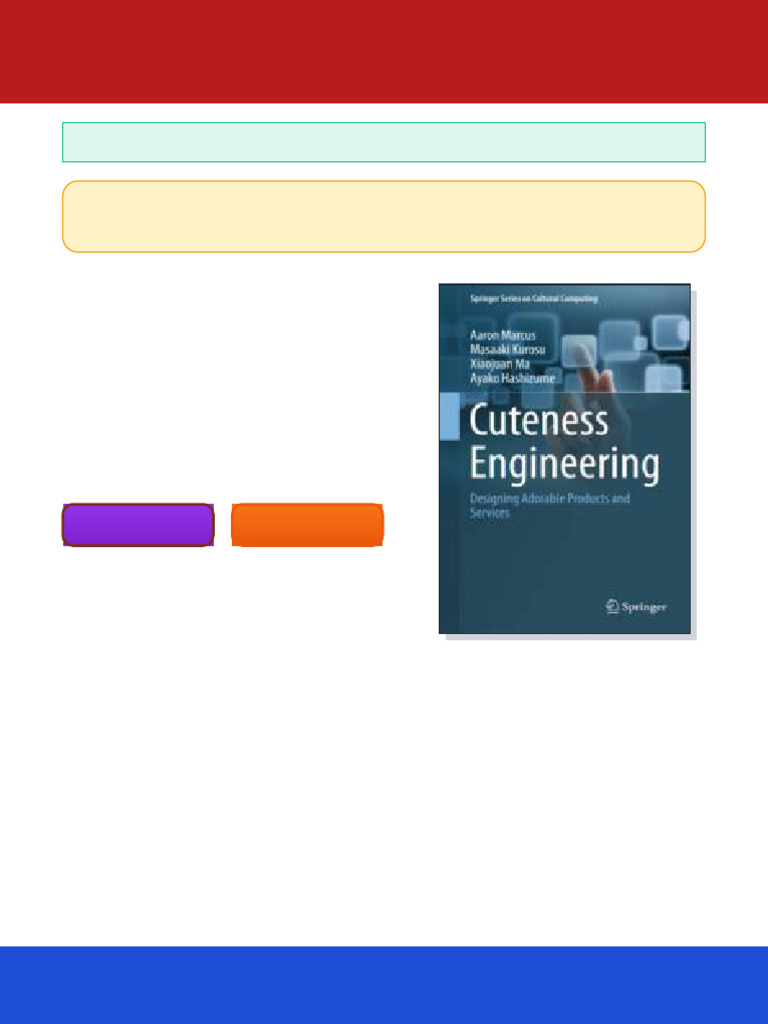 Cuteness Engineering Designing Adorable Products and Services 1st ...