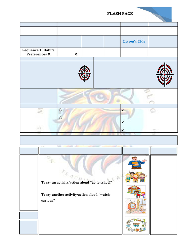 Lesson Plan: Daily Routines & Habits | PDF | Lesson Plan | Vocabulary