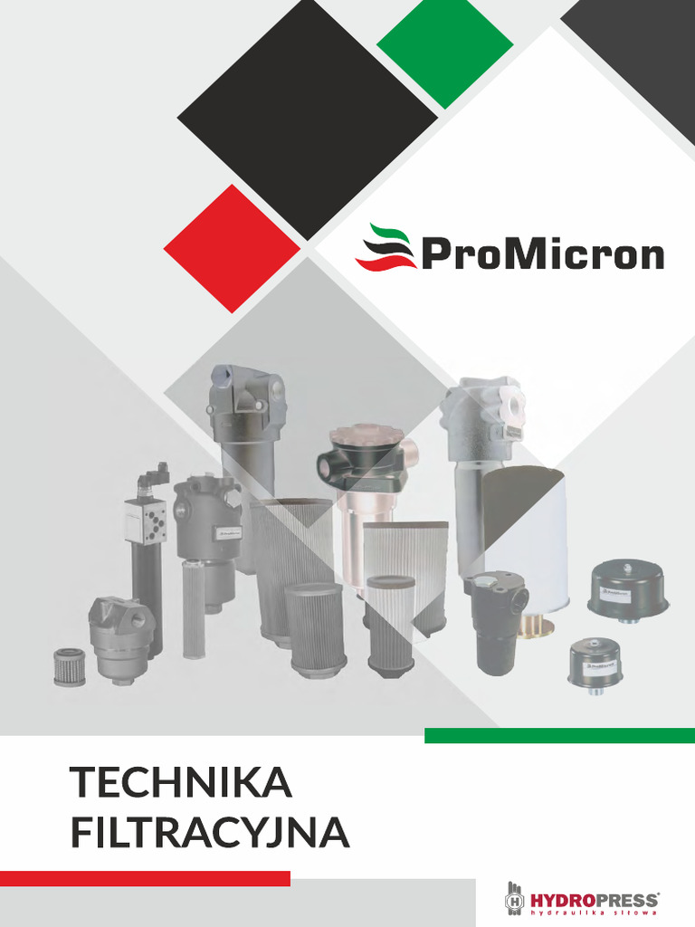 Promicron Filtry Wysokocisnieniowe PL en Hydropress | PDF
