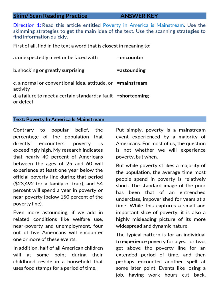 Understanding Poverty in America | PDF | Poverty | Poverty & Homelessness