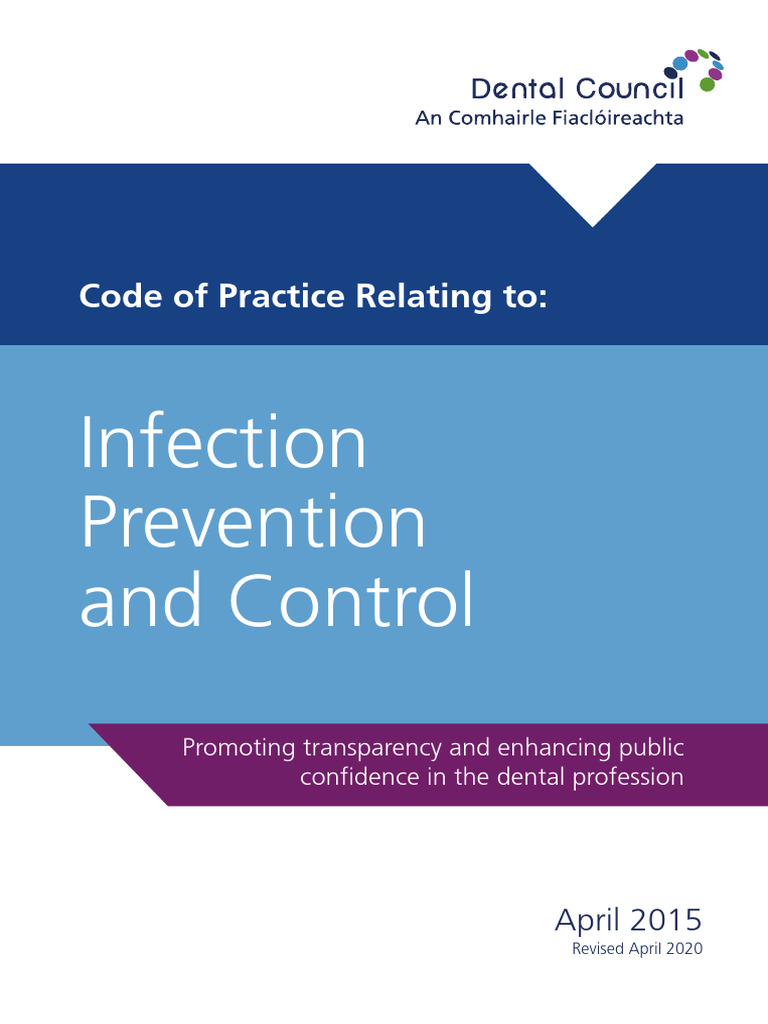 Code of Practice Infection Prevention and Control April 2020 | PDF ...