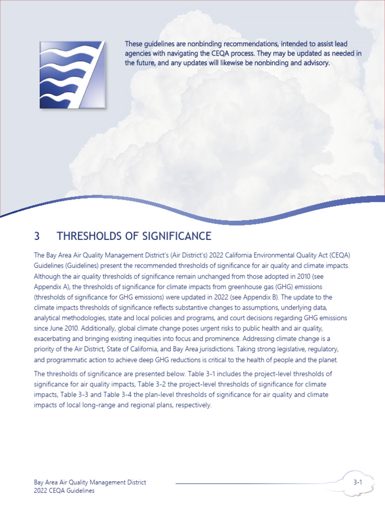 2022 CEQA Air Quality Guidelines | PDF | Air Pollution | Greenhouse Gas