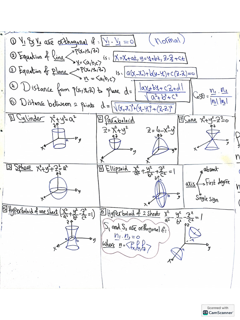 MidTerm Revision Part2 Advanced Calculus | PDF