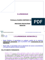 Procesos Psicológicos Basicos-Aprendizaje