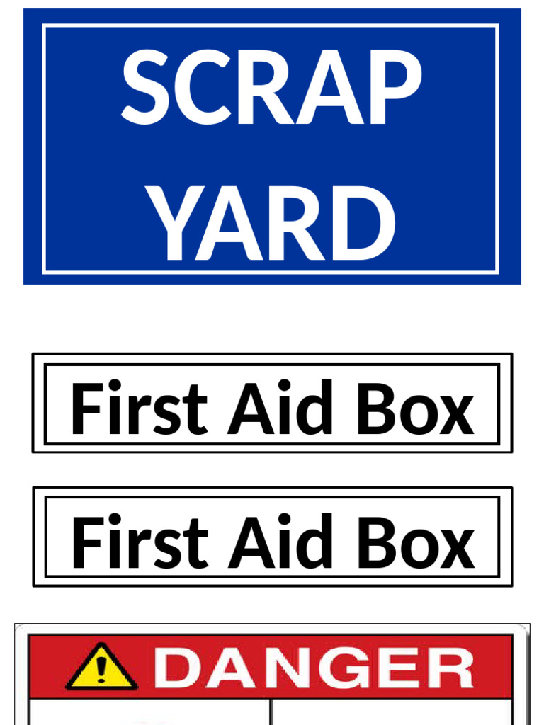 Scrap Yard | PDF