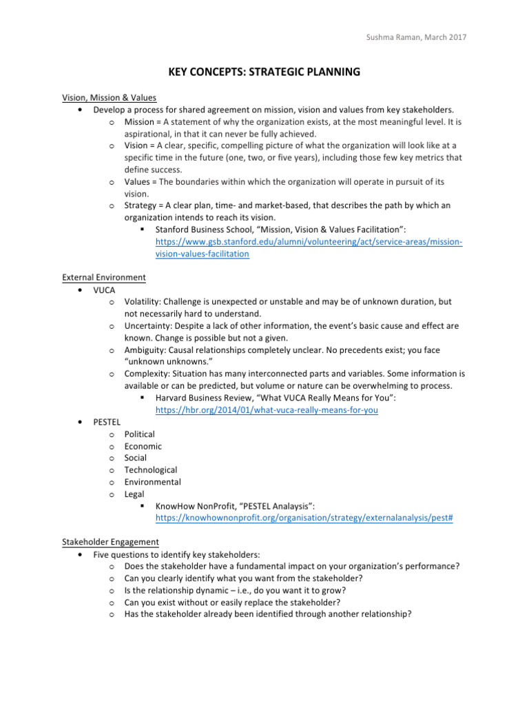 Strategic Planning for Nonprofits | PDF | Strategic Planning | Business