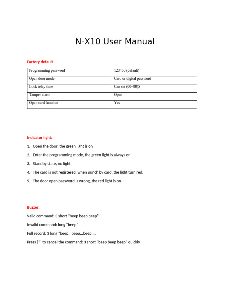 N X10 UserManual | PDF | Computing