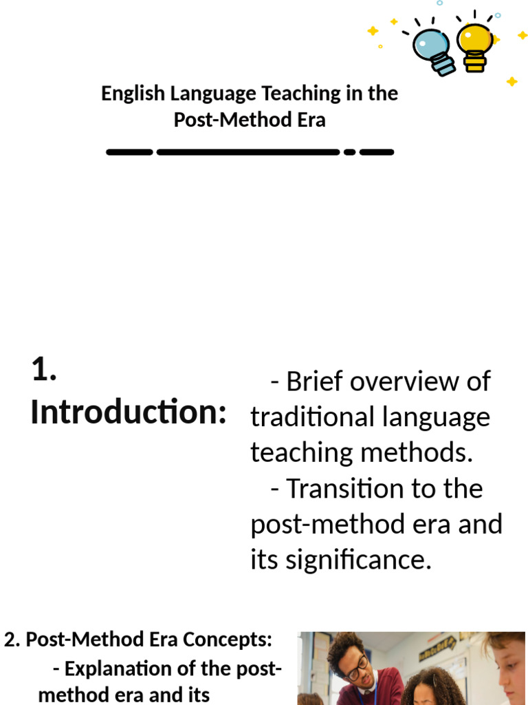 Post-Method Era in English Teaching | PDF