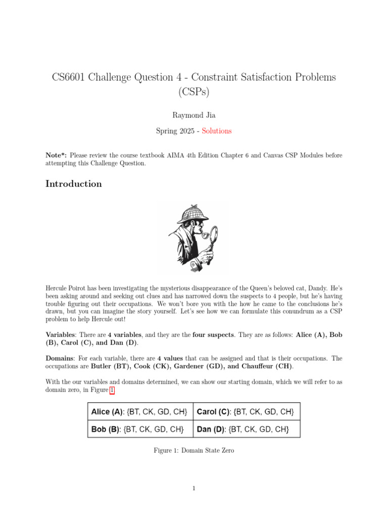CSP Analysis: Cat Disappearance Case | PDF | Theoretical Computer ...