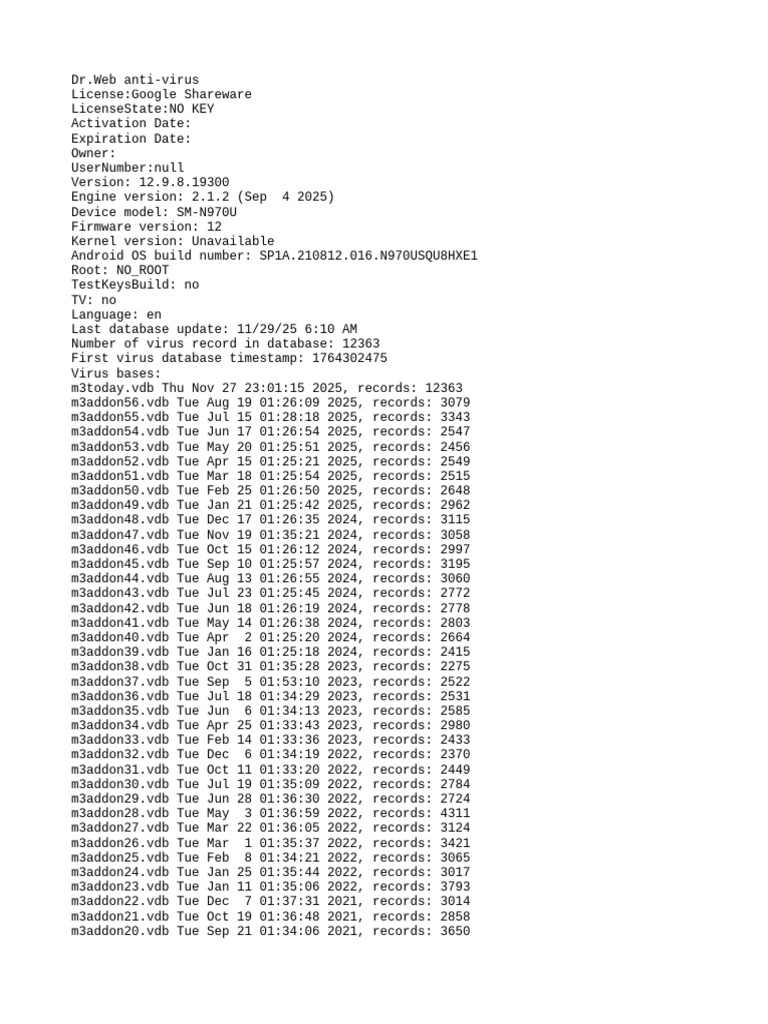 DrWeb Crash (4) | PDF | Computer Engineering | Operating System Families