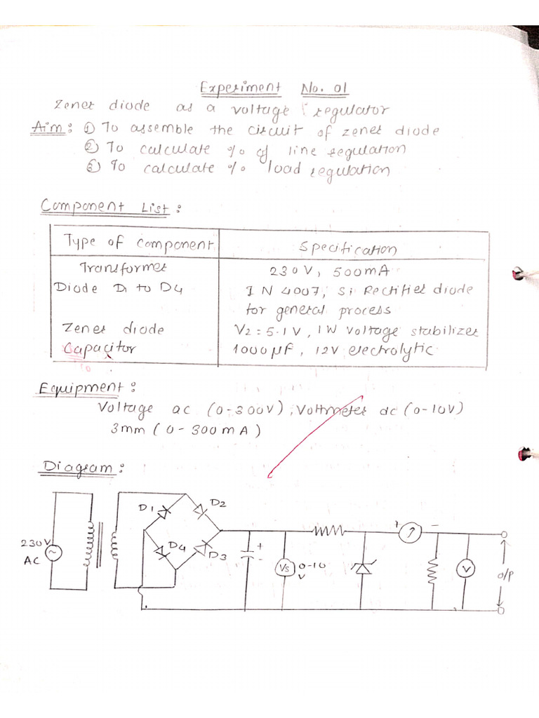 Electronics Practical - 1 | PDF