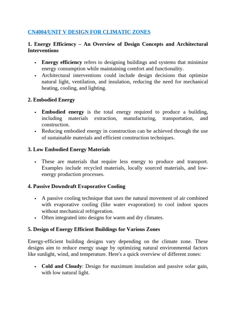 Energy-Efficient Building Design Strategies | PDF | Building Insulation ...