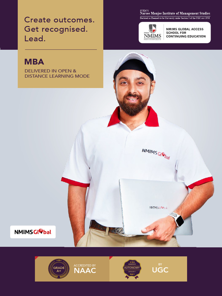 NMIMS Distance MBA Program Overview | PDF | Supply Chain Management ...