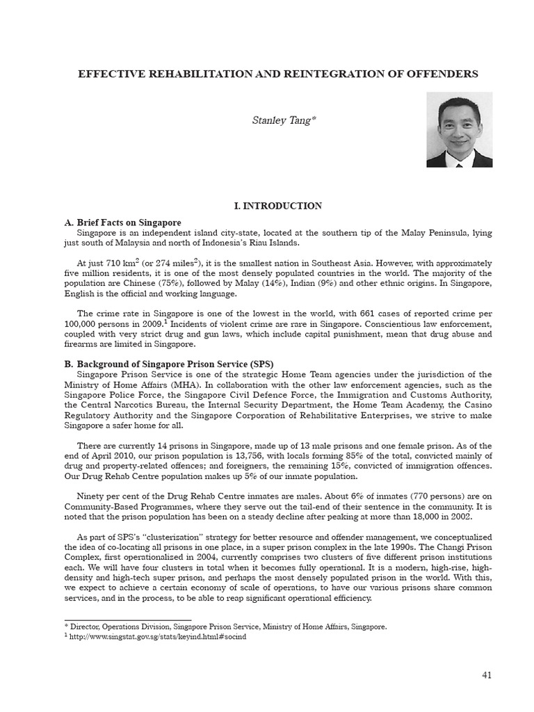 20. Effective Rehabilitation and Reintegration of Offenders | PDF ...