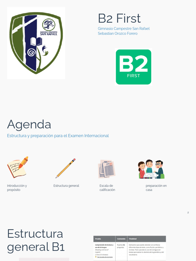 Guía Completa para el Examen B2 First | PDF