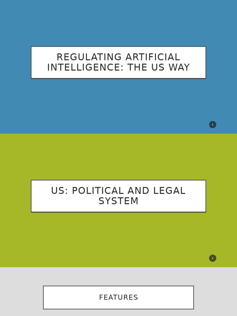 US AI Regulation Overview and Challenges | PDF | Artificial ...