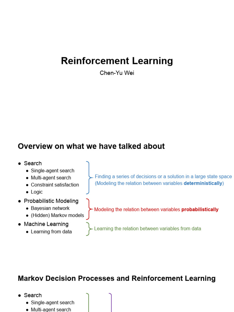 Reinforcement Learning | PDF | Machine Learning | Applied Mathematics