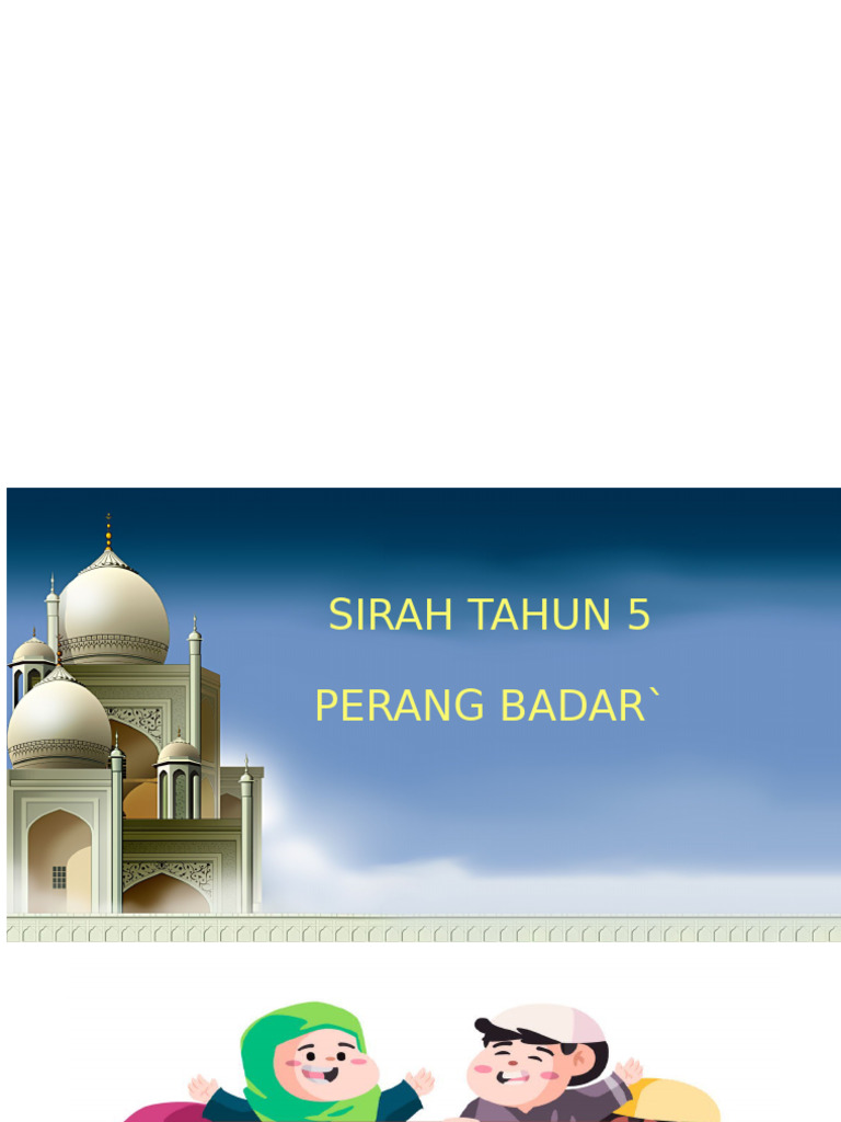 Perang Badar 2 | PDF